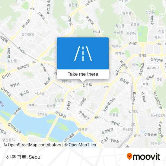 신촌역로 map