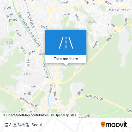 금하로24라길 map
