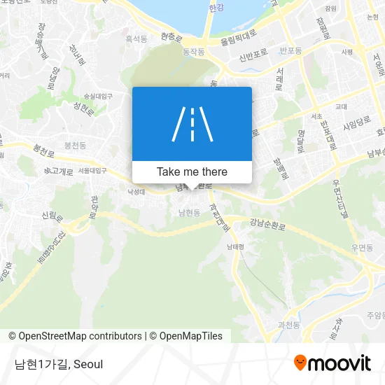 남현1가길 map