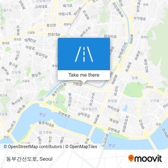 동부간선도로 map