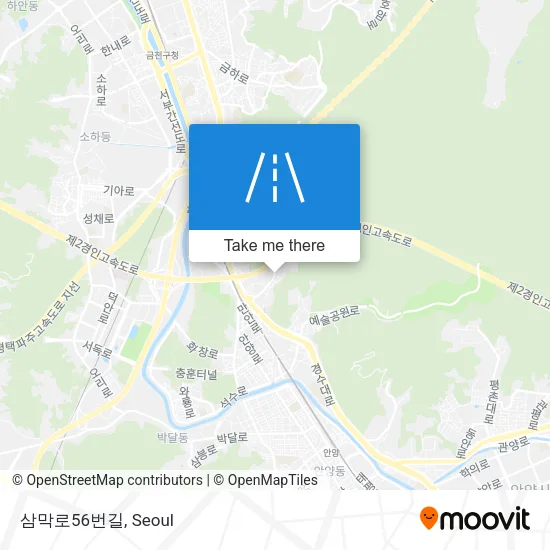 삼막로56번길 map