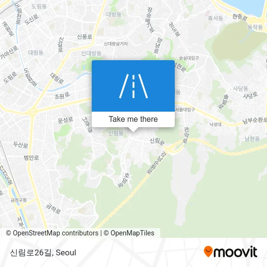 신림로26길 map