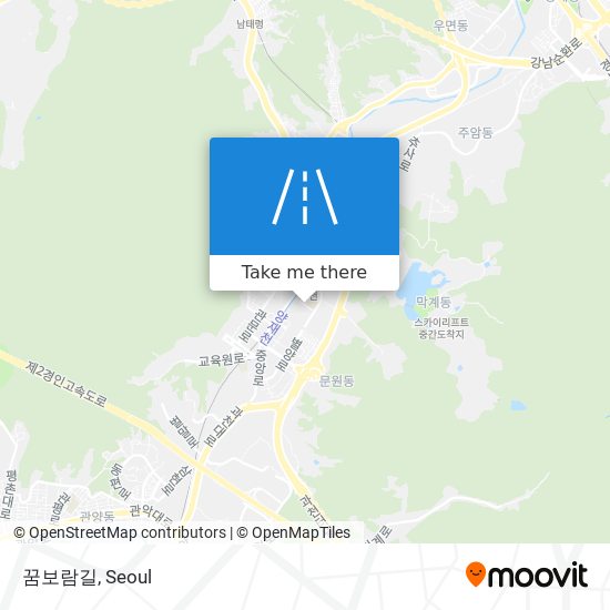 꿈보람길 map