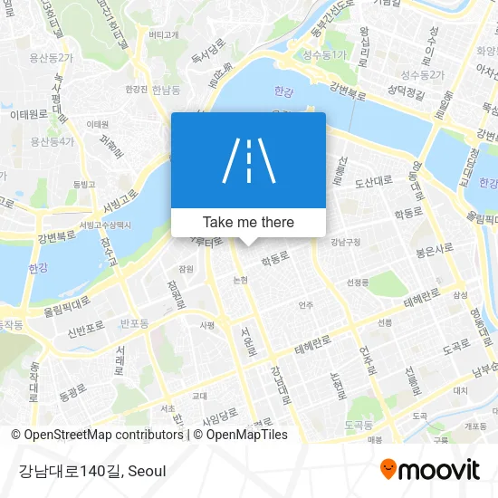 강남대로140길 map