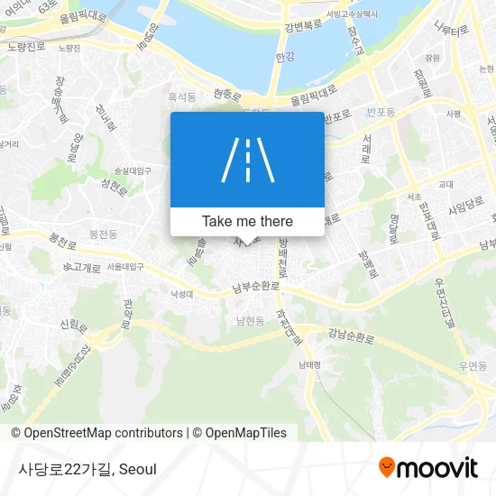 사당로22가길 map