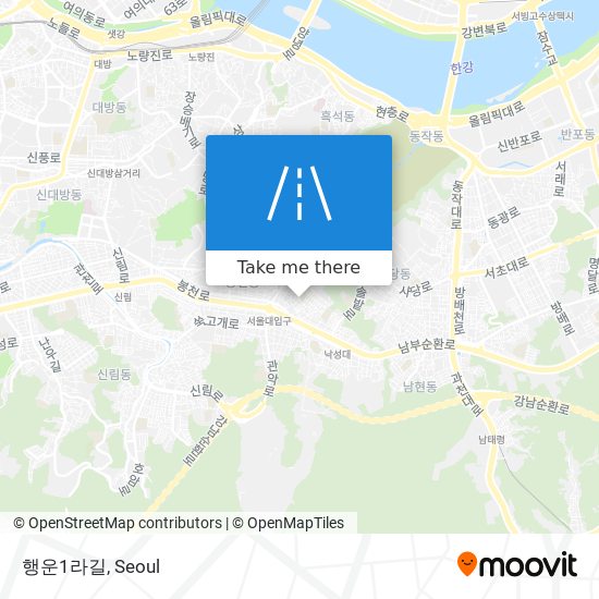 행운1라길 map