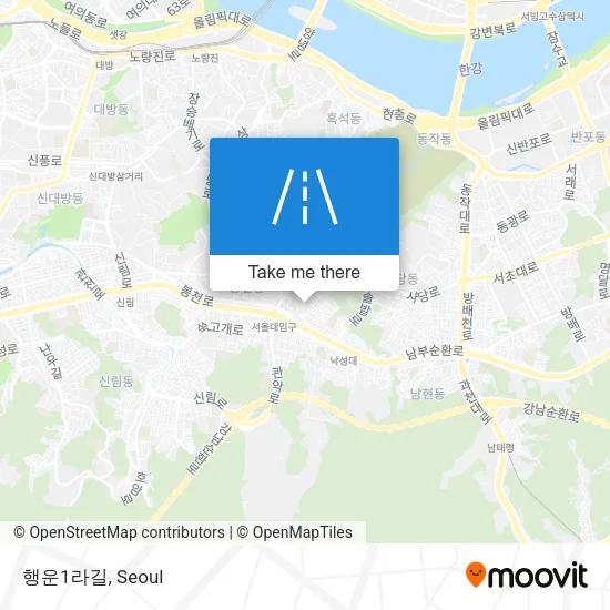 행운1라길 map