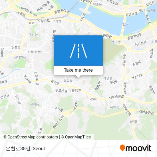 은천로38길 map