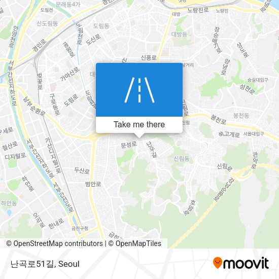 난곡로51길 map