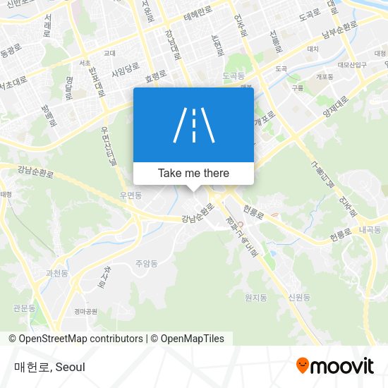 매헌로 map