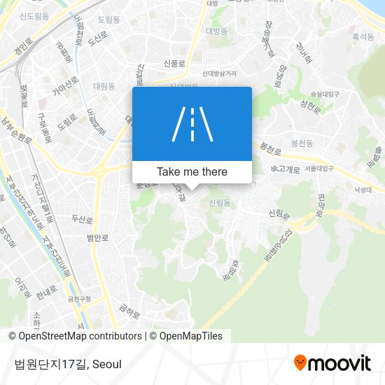 법원단지17길 map