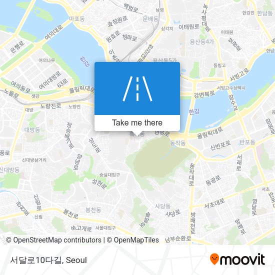 서달로10다길 map