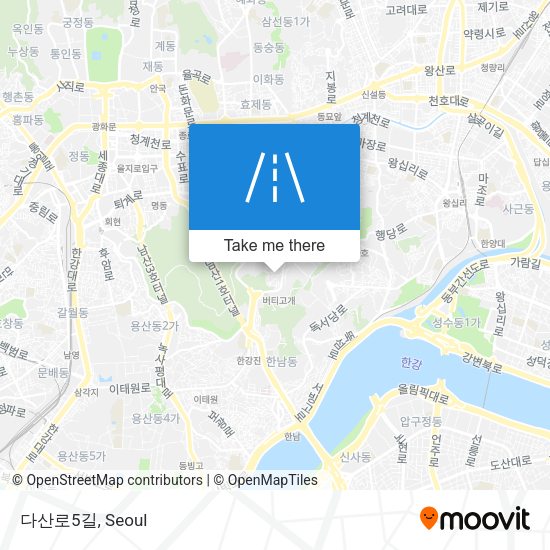 다산로5길 map