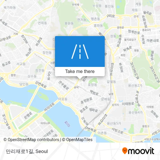만리재로1길 map