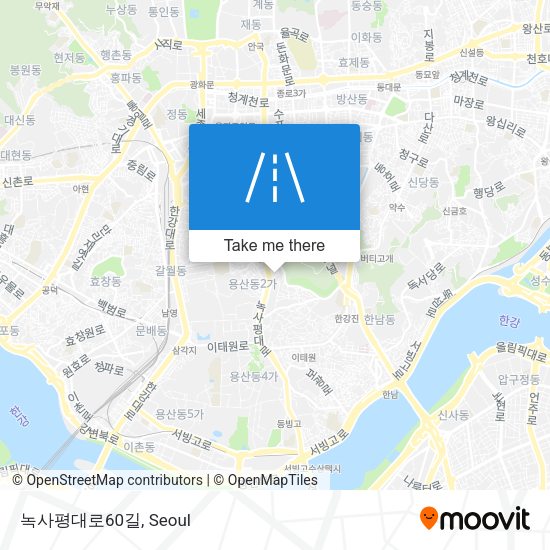 녹사평대로60길 map