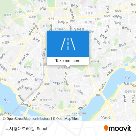 녹사평대로60길 map