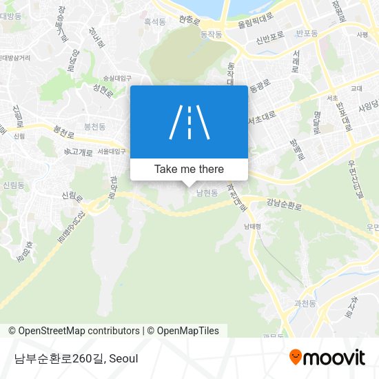 남부순환로260길 map