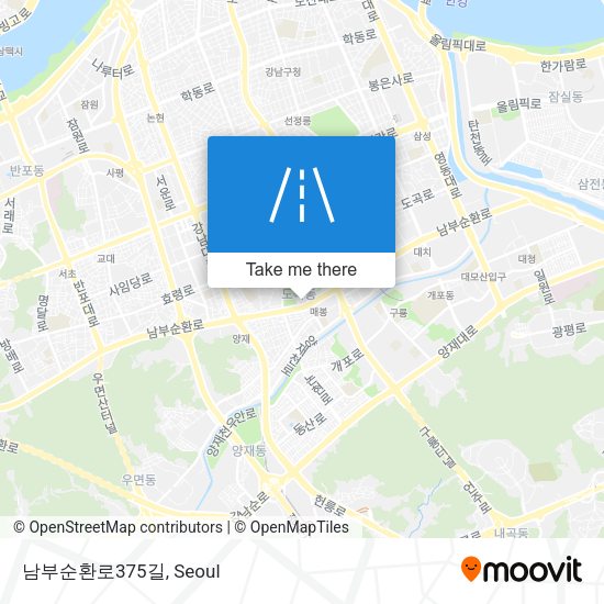 남부순환로375길 map