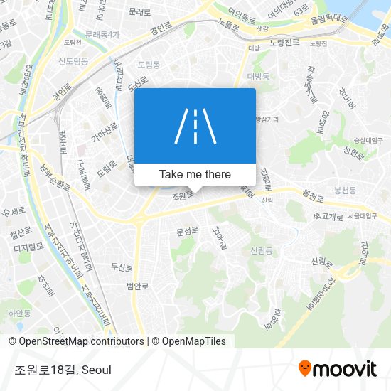 조원로18길 map