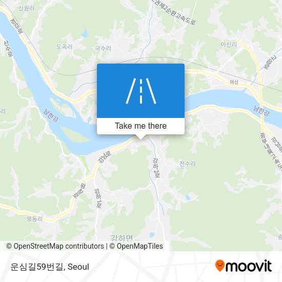 운심길59번길 map
