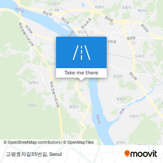 교평효자길35번길 map