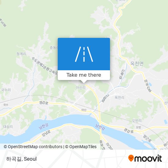 하곡길 map