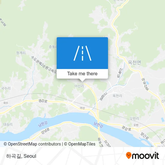 하곡길 map