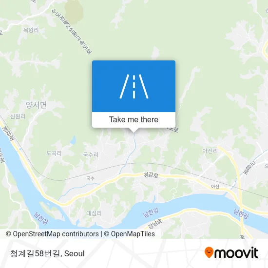 청계길58번길 map