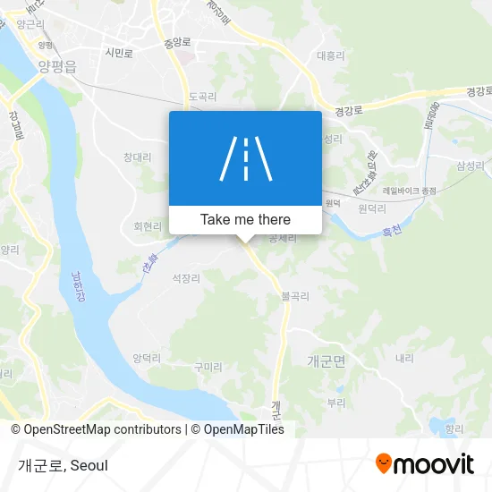 개군로 map