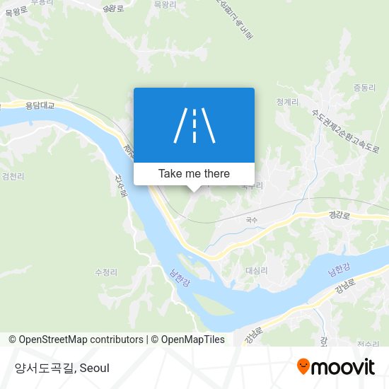 양서도곡길 map