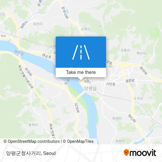 양평군청사거리 map
