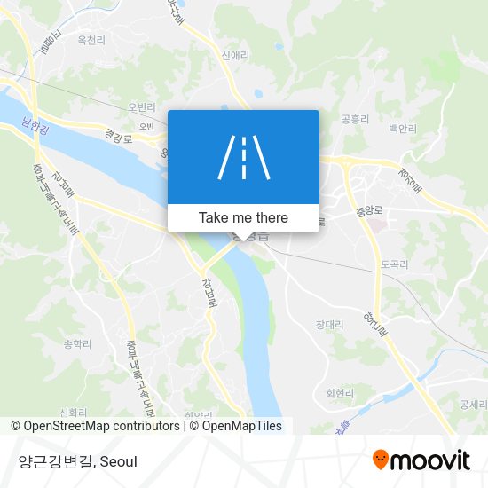 양근강변길 map