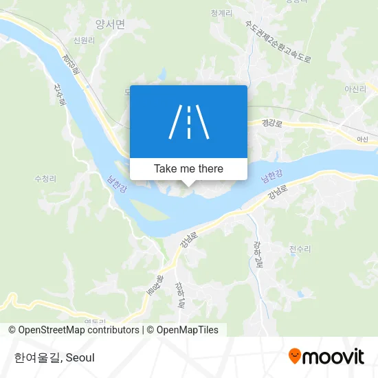 한여울길 map