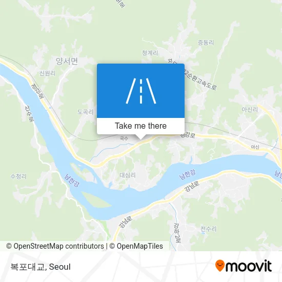 복포대교 map