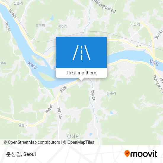 운심길 map
