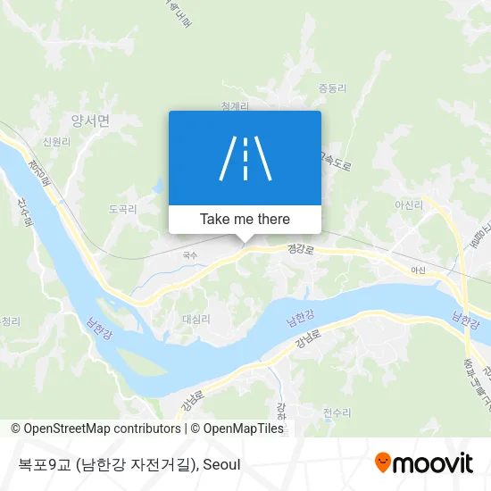 복포9교 (남한강 자전거길) map