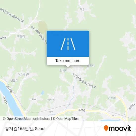청계길165번길 map