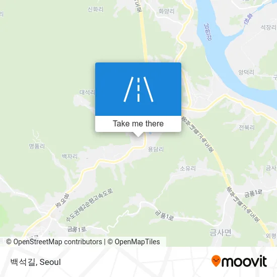 백석길 map