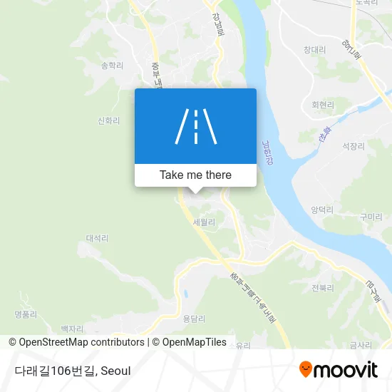 다래길106번길 map