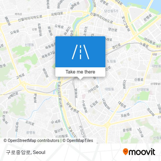구로중앙로 map