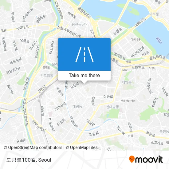 도림로100길 map