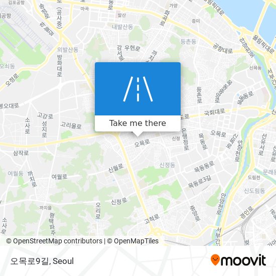 오목로9길 map