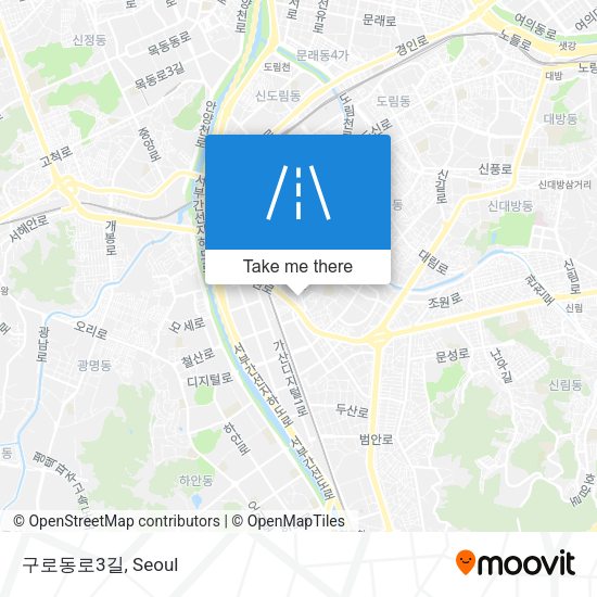 구로동로3길 map