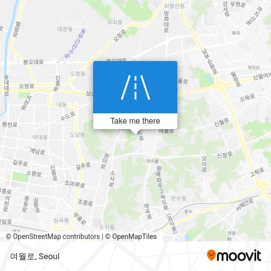 여월로 map