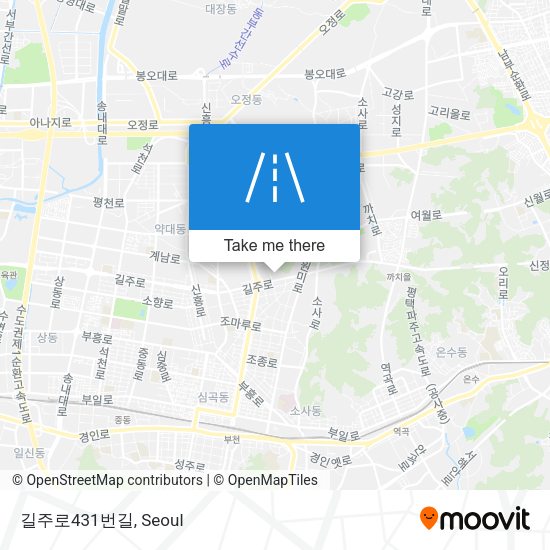 길주로431번길 map