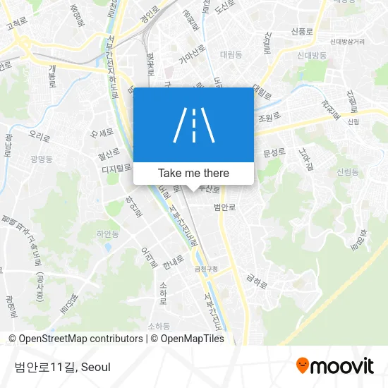 범안로11길 map