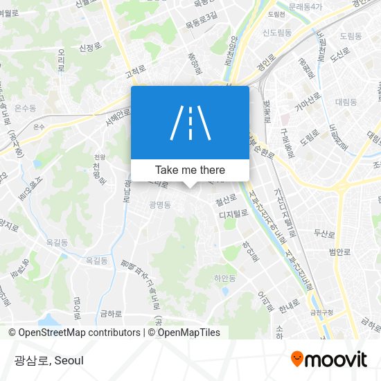 광삼로 map