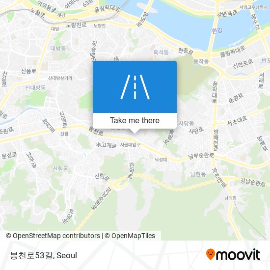 봉천로53길 map