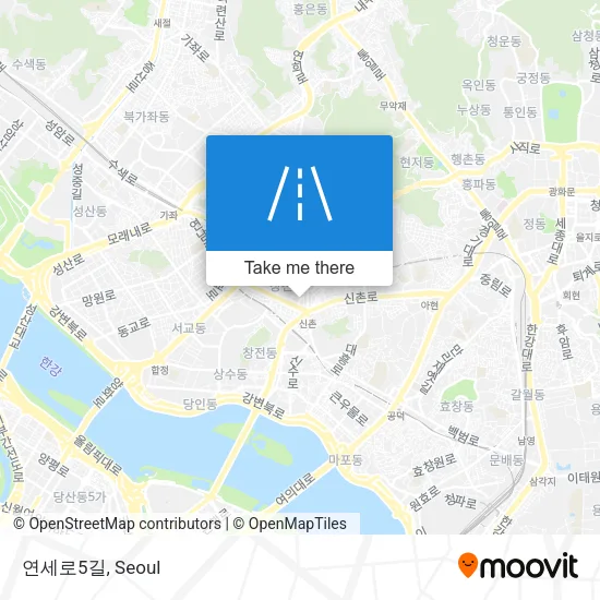 연세로5길 map