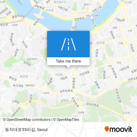 동작대로33라길 map